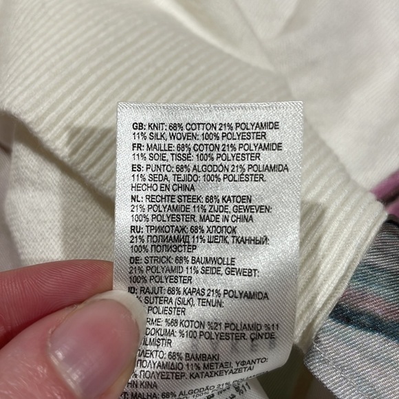 NWT Ted Baker London Clariey Sea of Clouds Back-Pleat Top Size Ted 4/ US 10 - Picture 14 of 15